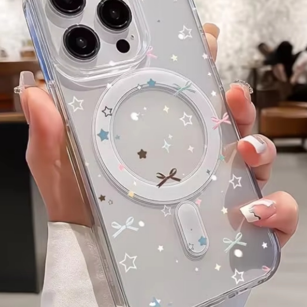 Star Bow Print Clear Phone Cas - Mini Pc Case recension och pris