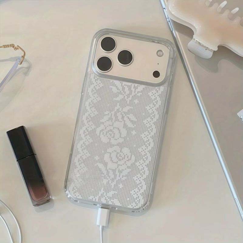 Korean Romantic White Lace Ros - Mini Pc Case recension och pris
