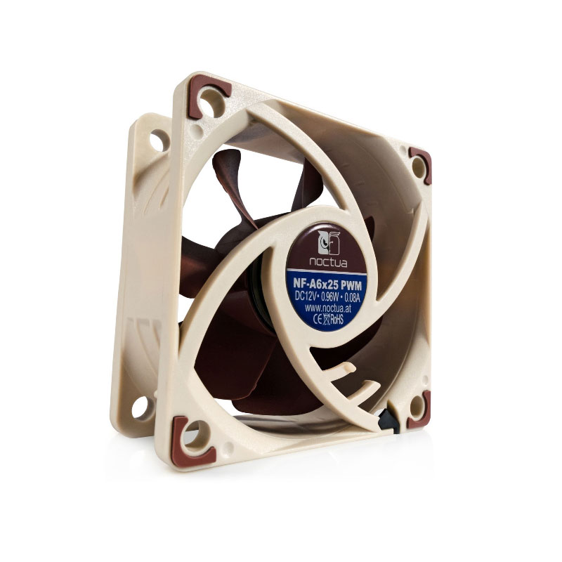 Noctua NF-A6X25 60x60x25mm 12V - Case Fan Controller recension och pris