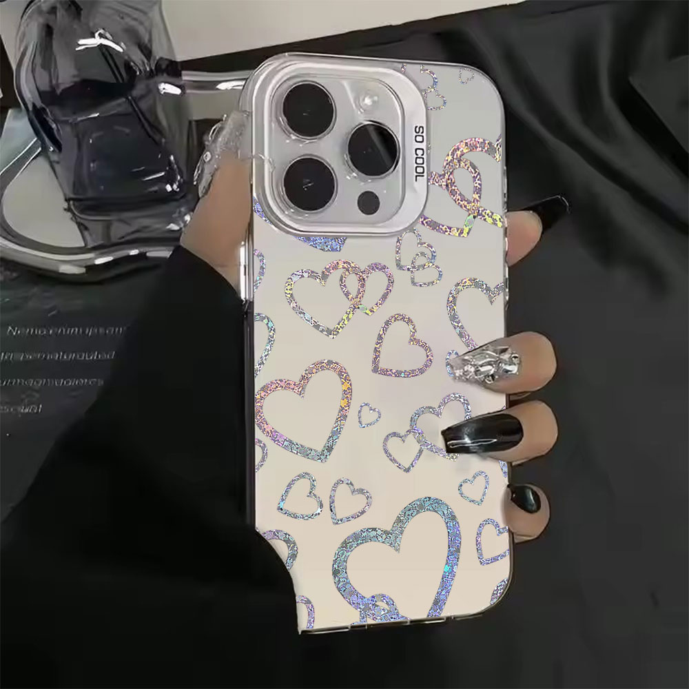 Colorful Heart Print Case For  - Matte Pc Case recension och pris