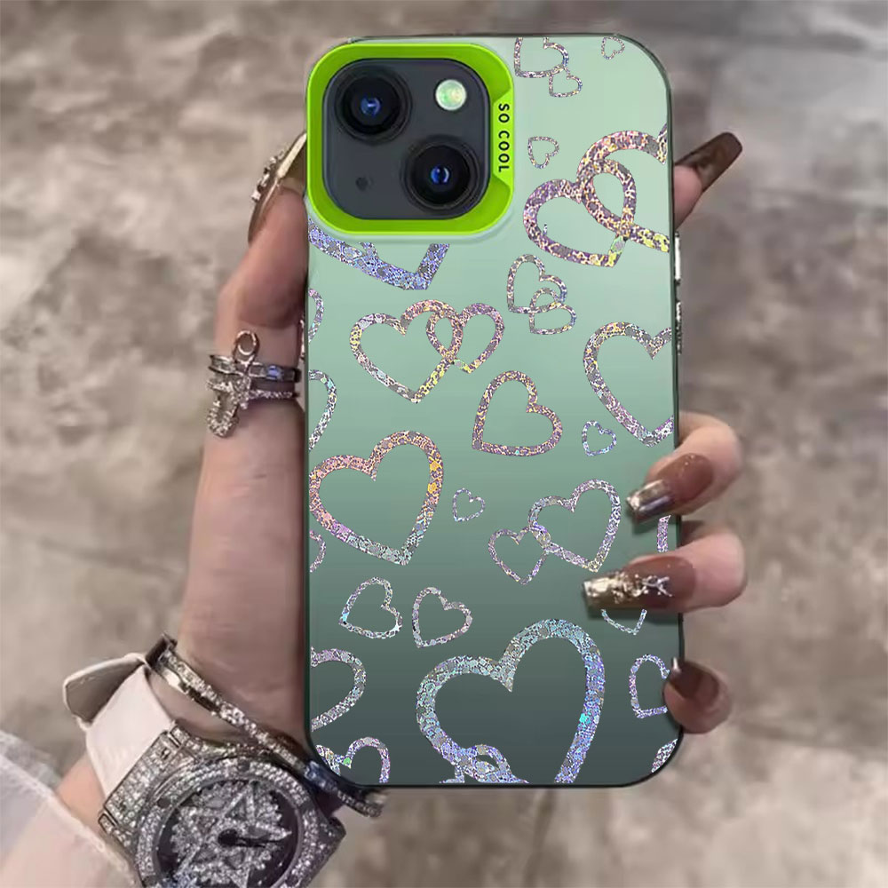 Colorful Heart Print Case For  - Matte Pc Case recension och pris
