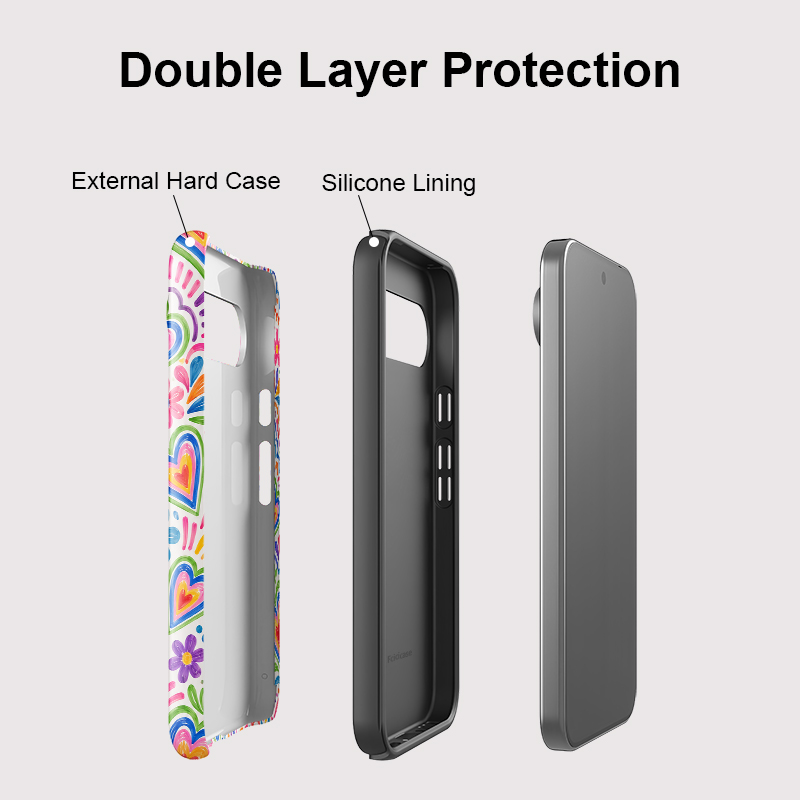 Fcicicase For Pixel 10A Love H - Matte Pc Case recension och pris