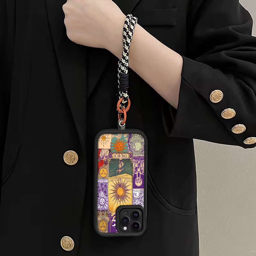 Vintage Sun Tarot Cards Strap  - Matte Pc Case recension och pris